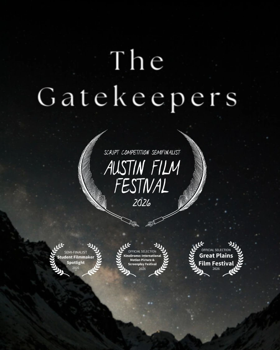 The Gatekeepers poster with the supplied festival laurels